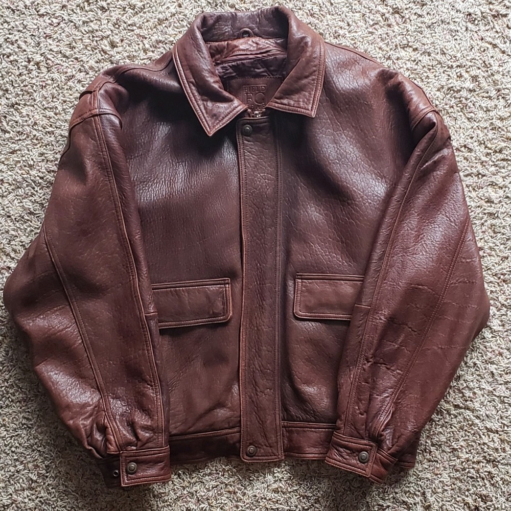 Field Gear Leather Jacket